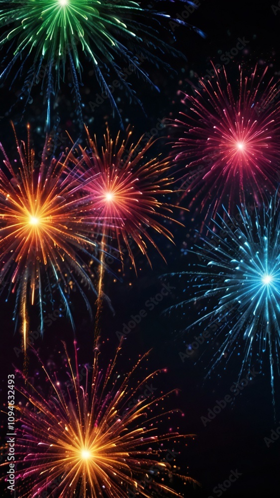 fireworks in the night sky fireworks in the night sky