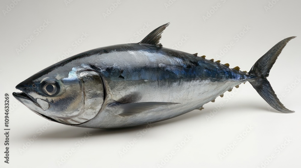 Fresh whole tuna fish on white background. (3) Fresh whole tuna fish on white background. (3)