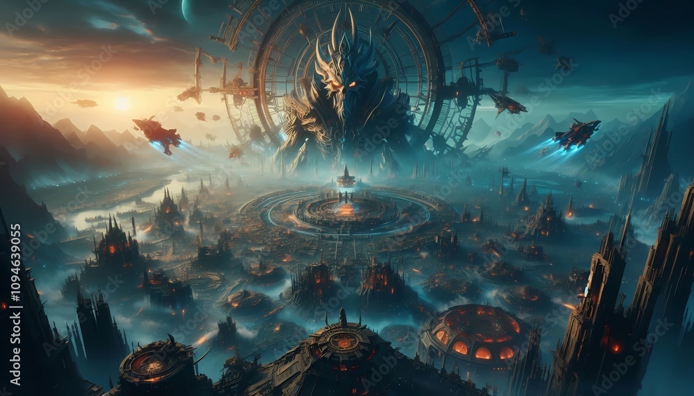 Naklejka premium gothic warrior