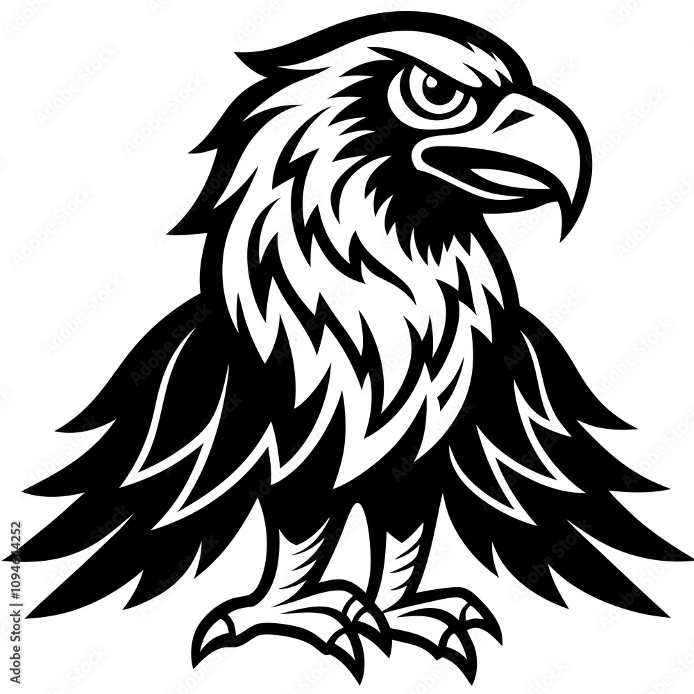 eagle on a white background eagle on a white background