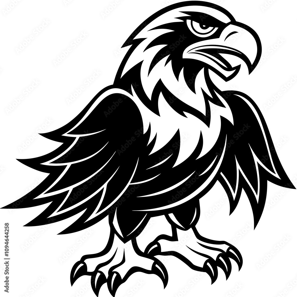 eagle on a white background eagle on a white background
