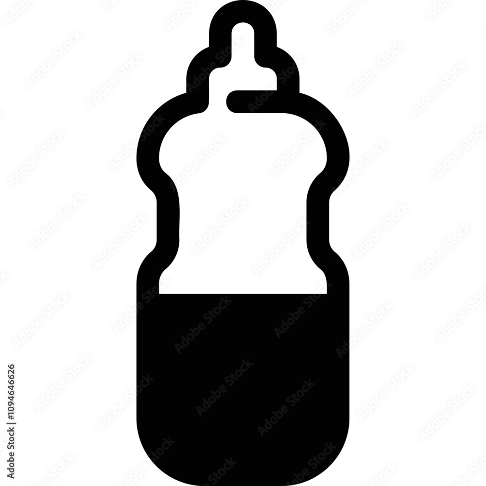 Obraz premium Simple vector icon bottle