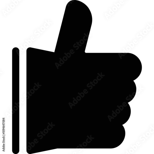 Simple vector icon hand, like