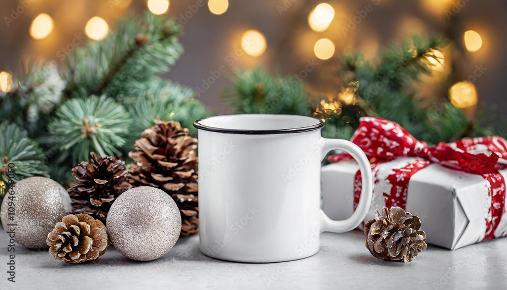 christmas white mug mockup christmas white mug mockup