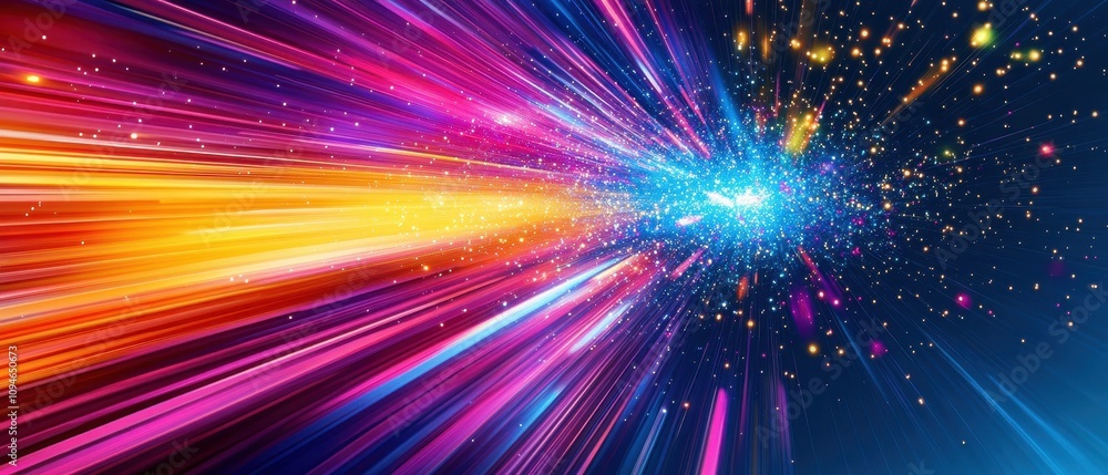 Warp Speed Light Streaks Blending in a Vibrant Spectrum of Colors for Dynamic Visual Impact and Stunning Visual Narratives Warp Speed Light Streaks Blending in a Vibrant Spectrum of Colors for Dynamic Visual Impact and Stunning Visual Narratives