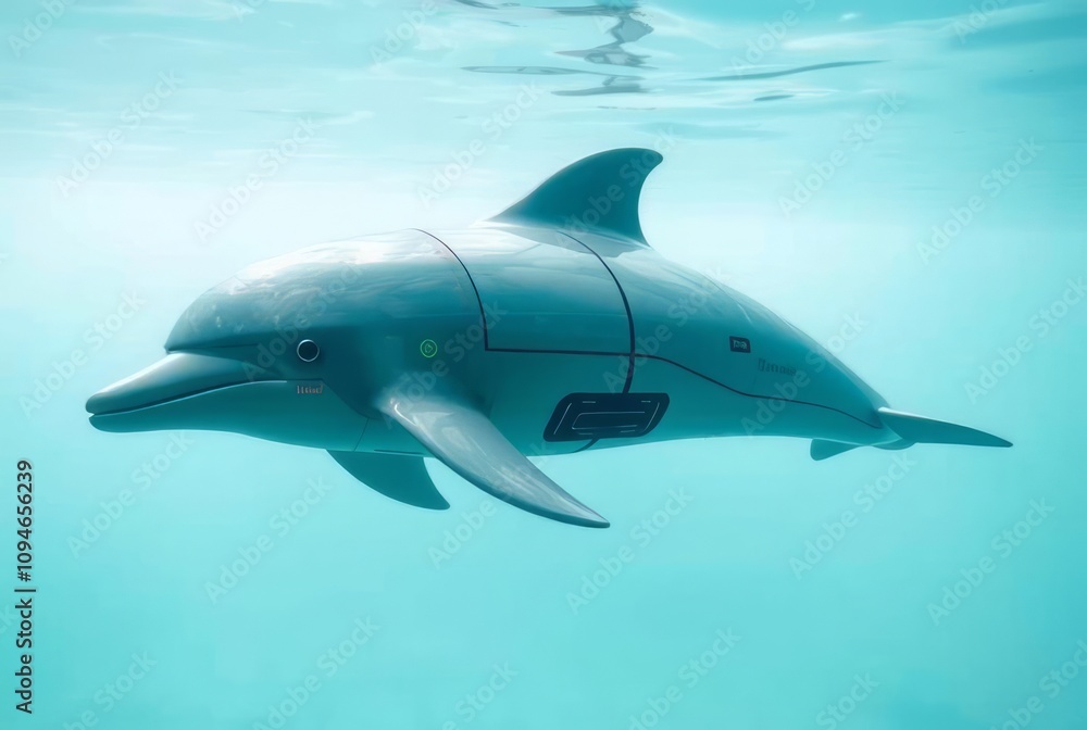 Dolphin Submersible Aquatic robot mimicking dolphin movement for Dolphin Submersible Aquatic robot mimicking dolphin movement for