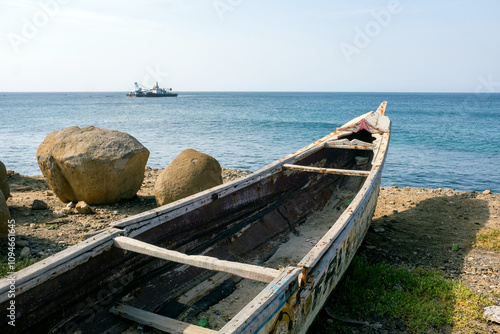 le littoral dans le quartier des Mamelles dans la banlieue de Dakar au Sénégal en Afrique de l'Ouest photo