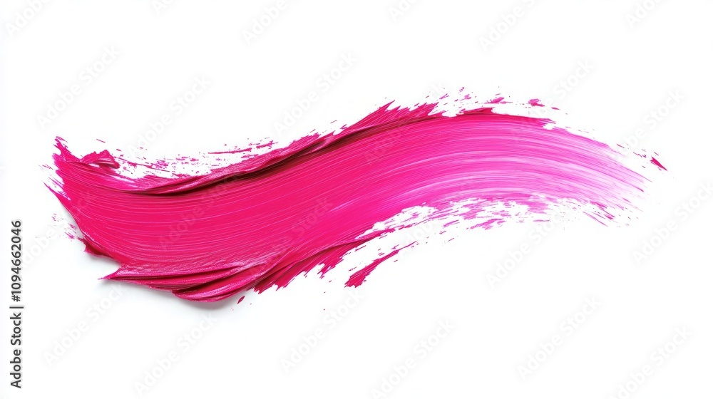 Vibrant Pink Paint Stroke Abstract Art Vibrant Pink Paint Stroke Abstract Art