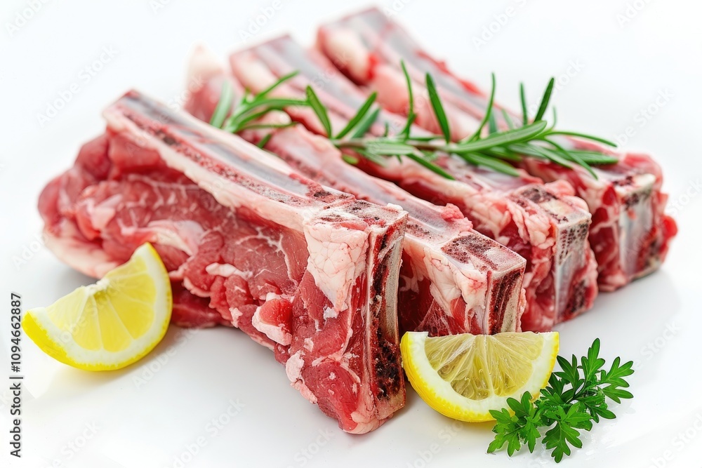 Raw lamb ribs ready to cook. Perfect for grilling, roasting, or braising for a delicious meal. Raw lamb ribs ready to cook. Perfect for grilling, roasting, or braising for a delicious meal.