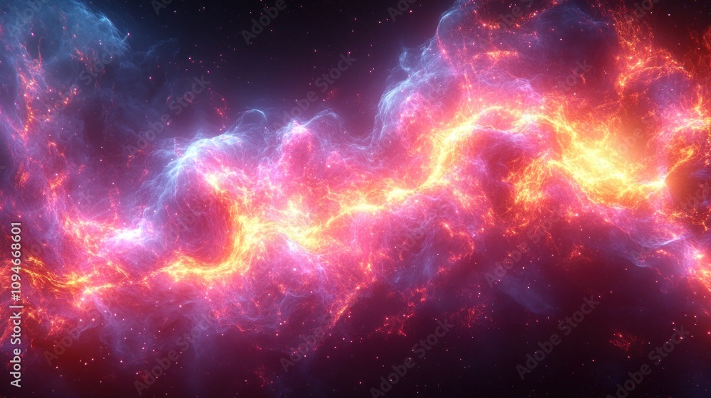 Fototapeta premium Cosmic Energy Abstract