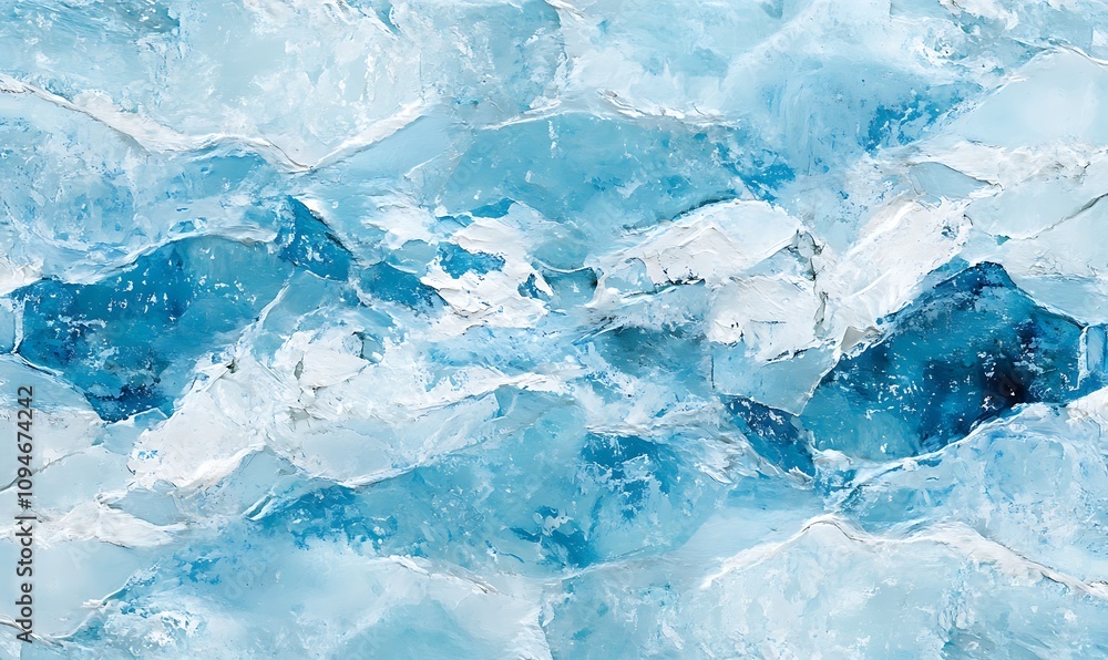 acks. Winter seasonal background, mock up, flat lay, ice texture acks. Winter seasonal background, mock up, flat lay, ice texture