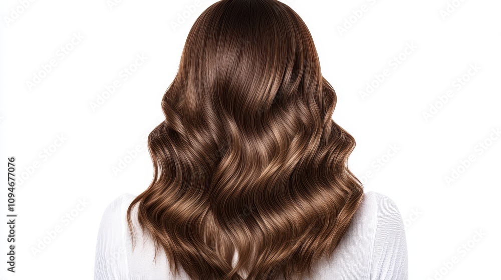 Beautiful model girl with Brown hair strand,silky healthy chestnut wavy hair strand isolated on white background,hair wavy ribbon, with smooth texture,vibrant shine,brunette hairpiece, hairy ribbon. Beautiful model girl with Brown hair strand,silky healthy chestnut wavy hair strand isolated on white background,hair wavy ribbon, with smooth texture,vibrant shine,brunette hairpiece, hairy ribbon.