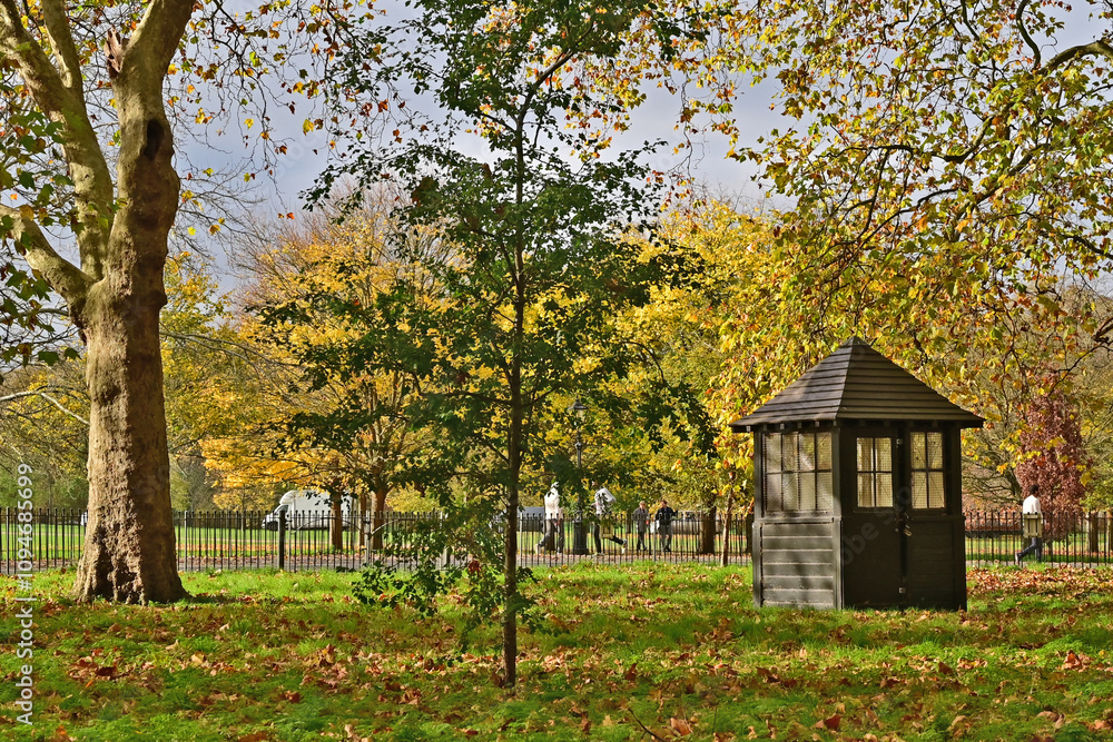 Londra, Autunno e foliage ad Hide Park - Regno Unito Londra, Autunno e foliage ad Hide Park - Regno Unito