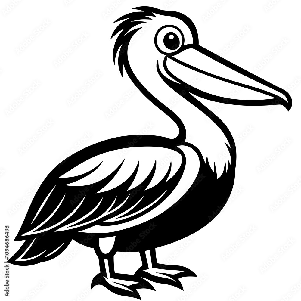 illustration of a pelican illustration of a pelican