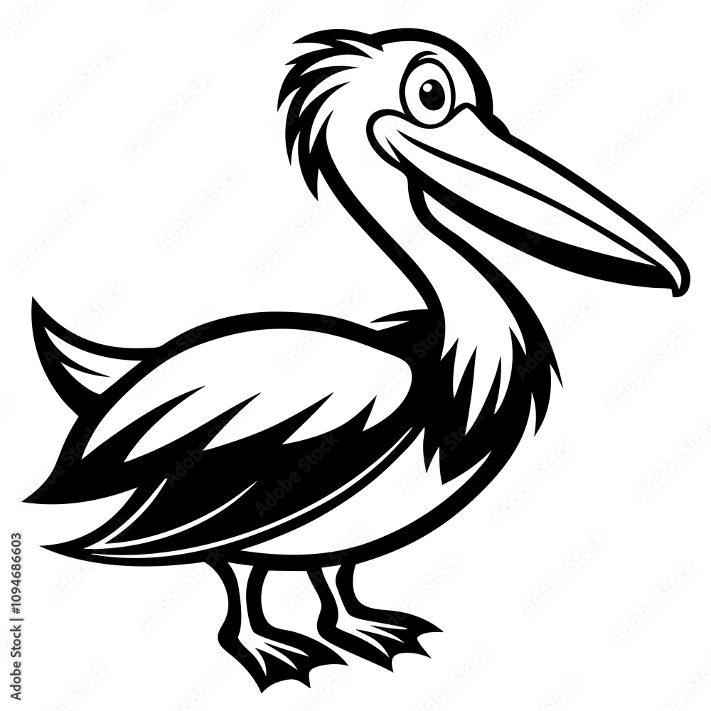 illustration of a pelican illustration of a pelican