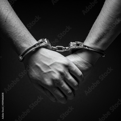 hands in handcuffs