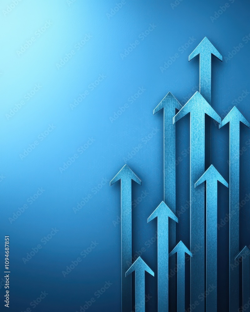 A graphic representation of blue arrows ascending against a gradient background, symbolizing growth and progress. A graphic representation of blue arrows ascending against a gradient background, symbolizing growth and progress.