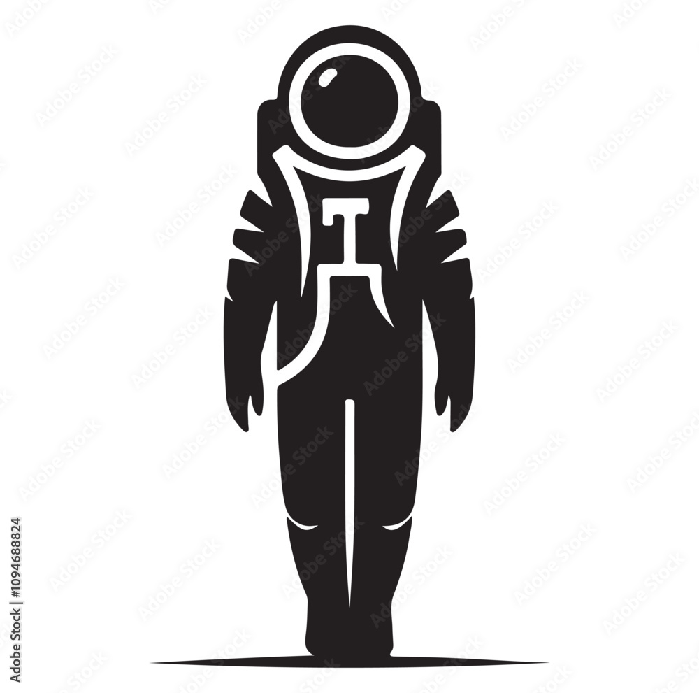 Astronaut vector silhouette Sh Astronaut vector silhouette Sh