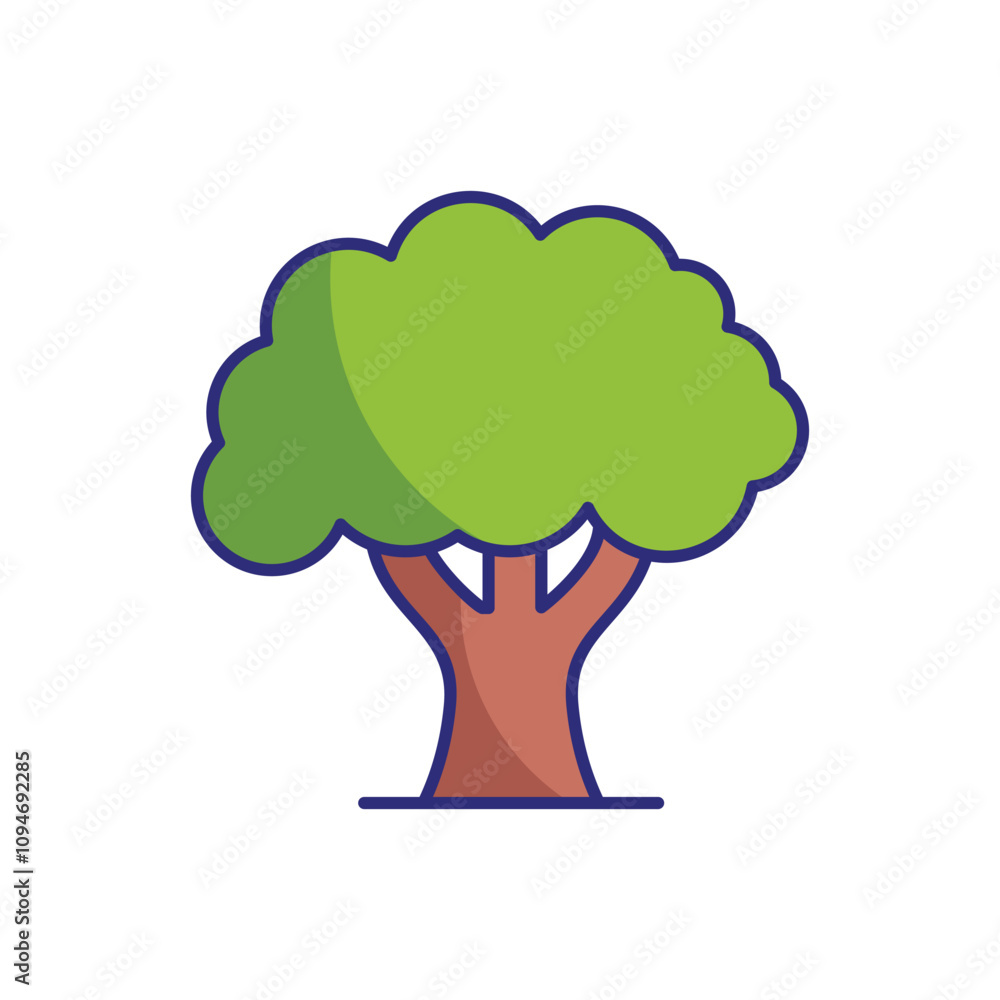 Tree vector icon Tree vector icon