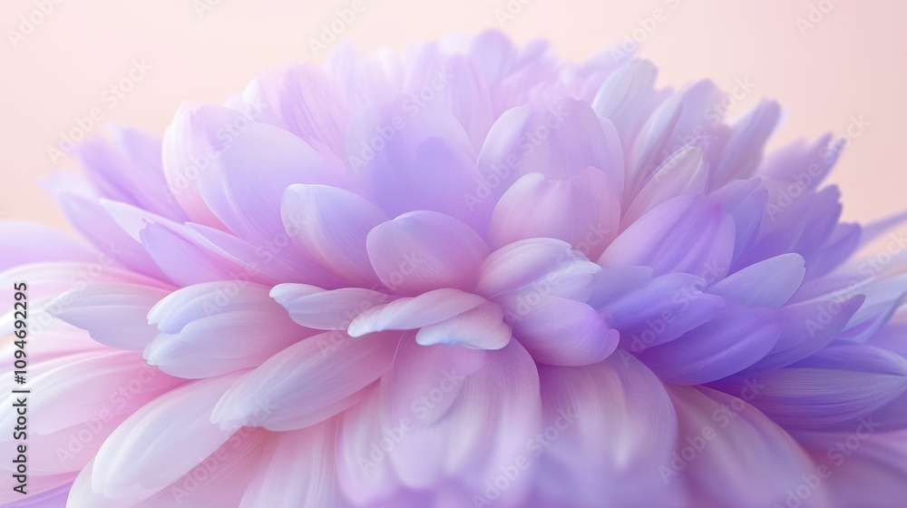 Close-up of a pastel purple and pink flower. Close-up of a pastel purple and pink flower.