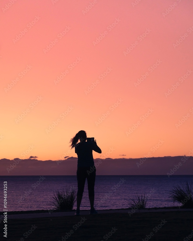 Fototapeta premium sunset lover