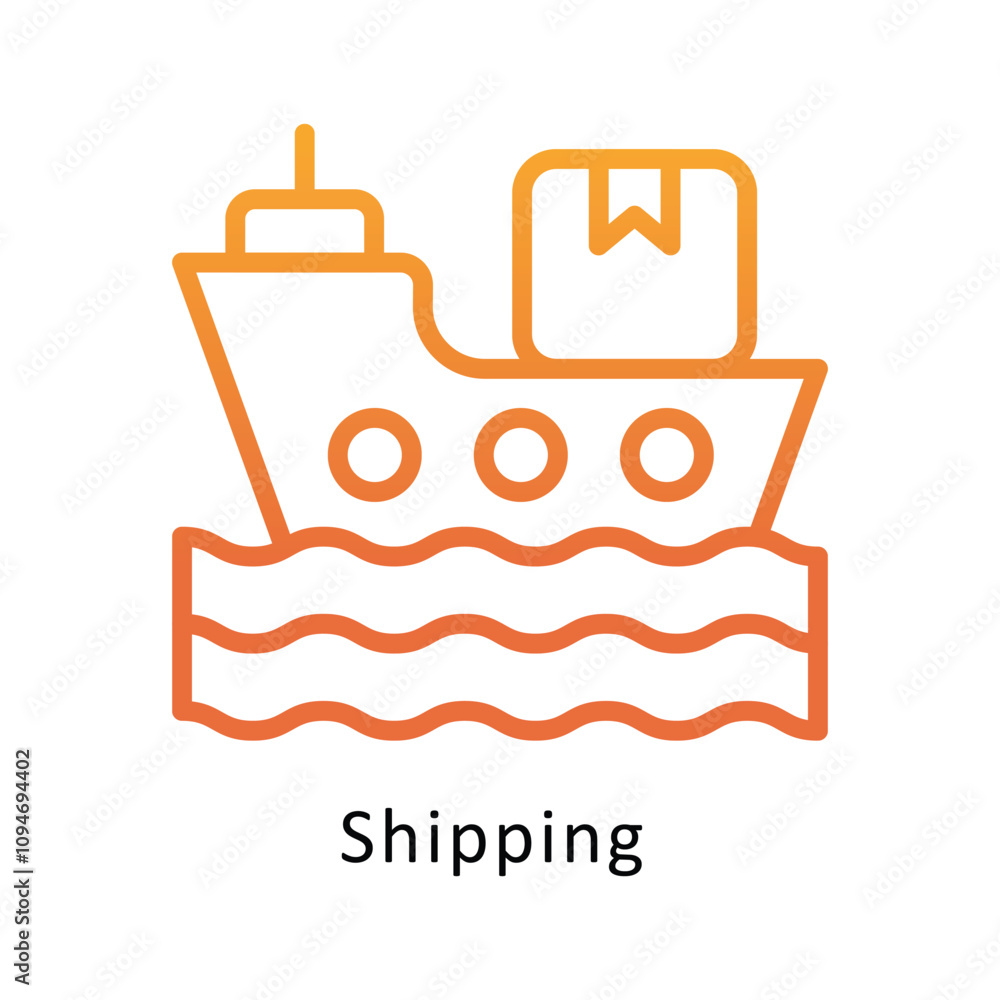 Food Delivery vector Gradient Outline Icon. .. Eps 10 file Food Delivery vector Gradient Outline Icon. .. Eps 10 file