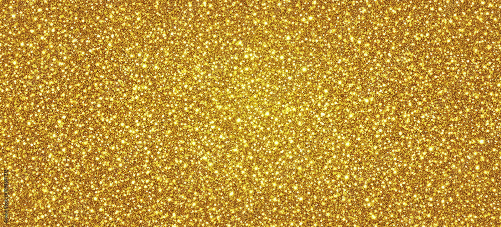 Golden Glitter Background Texture