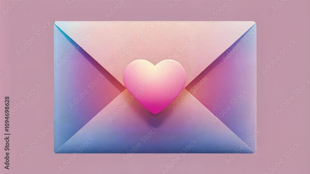 Video Envelope with Heart-Shaped Seal, Romantic and Elegant
Video Envelope with Heart-Shaped Seal, Romantic and Elegant