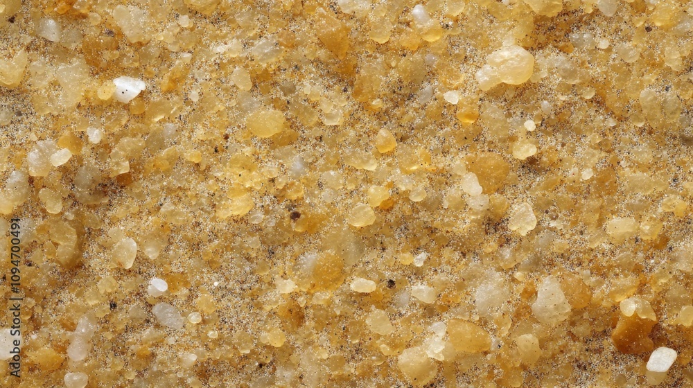 Close-up View of Golden Sand Texture Close-up View of Golden Sand Texture
