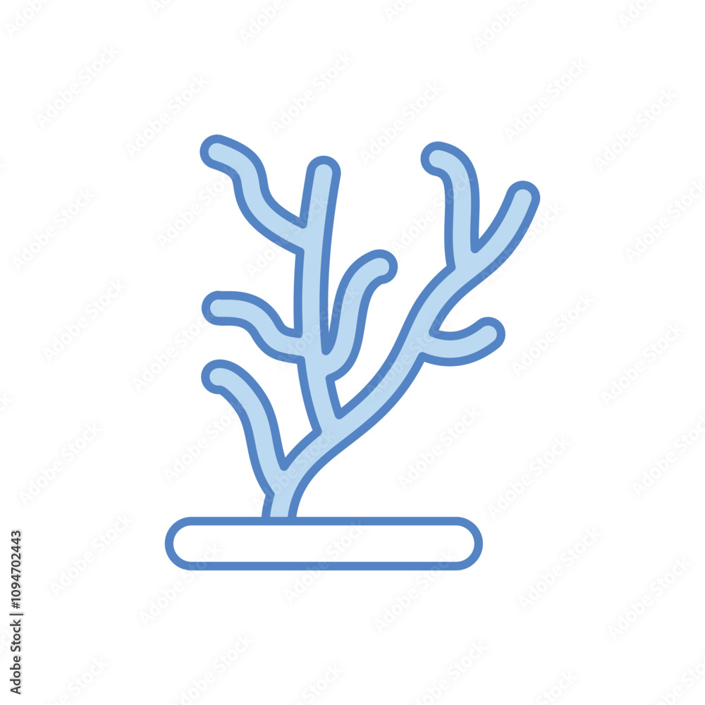Obraz premium Coral Reef vector icon
