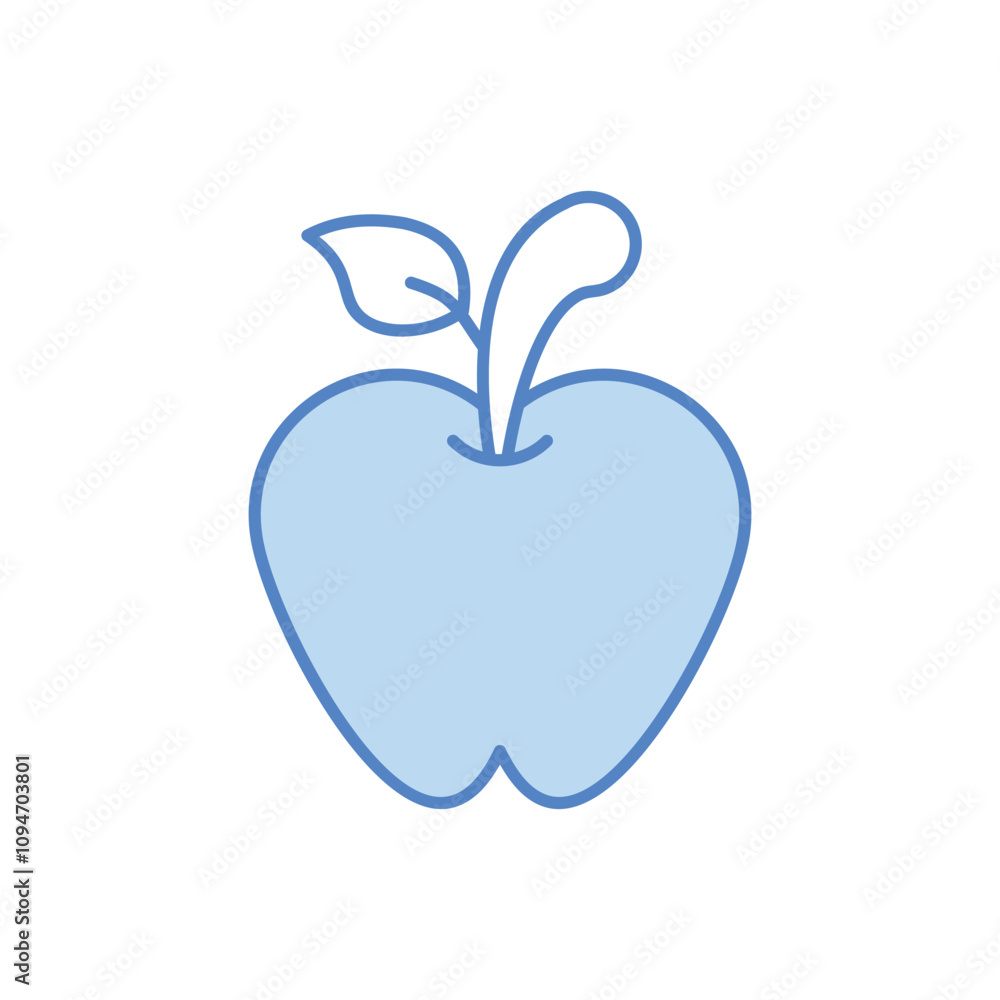 Fototapeta premium Apple vector icon