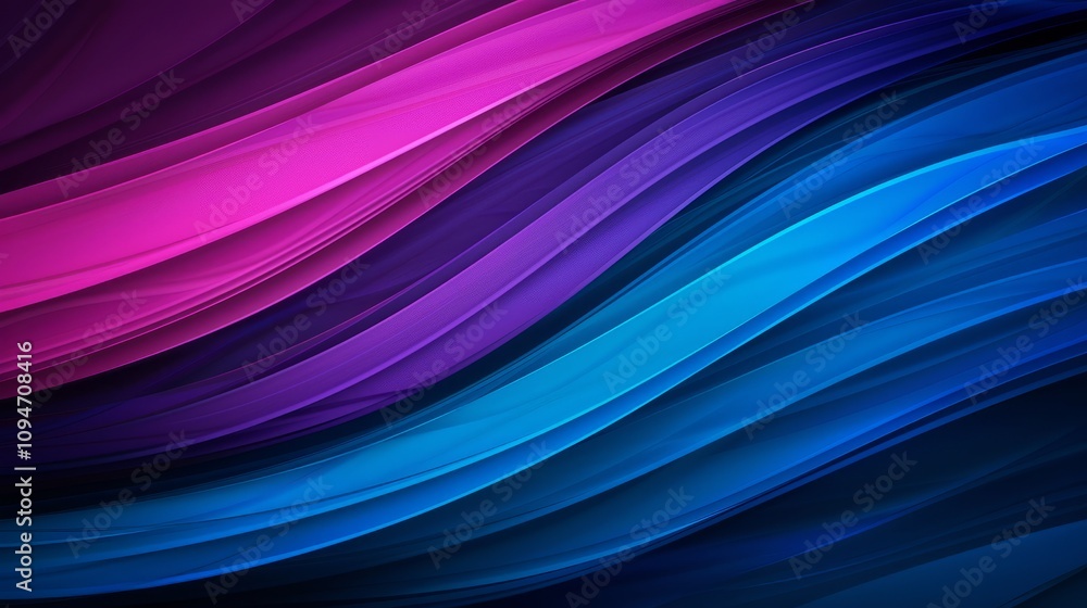 Abstract waves in vibrant blue and pink hues. Abstract waves in vibrant blue and pink hues.