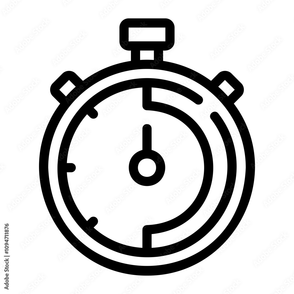 timer line icon timer line icon