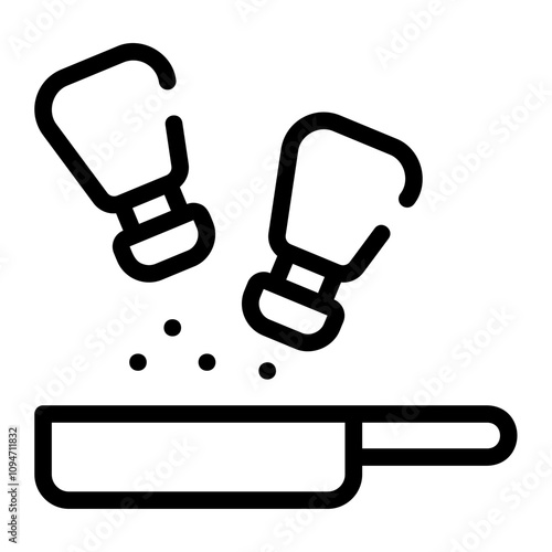 seasoning line icon