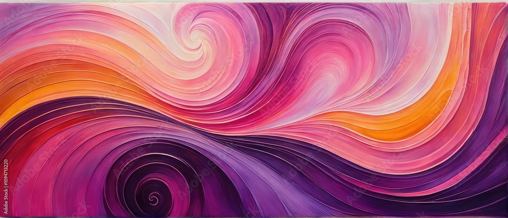 Vibrant Abstract Swirls with Purple, Pink, Orange Hues in Dynamic Wave Patterns for Modern Decor Vibrant Abstract Swirls with Purple, Pink, Orange Hues in Dynamic Wave Patterns for Modern Decor