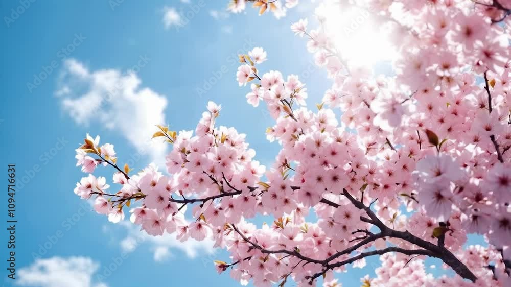 pink cherry blossom, sakura blooming pink cherry blossom, sakura blooming