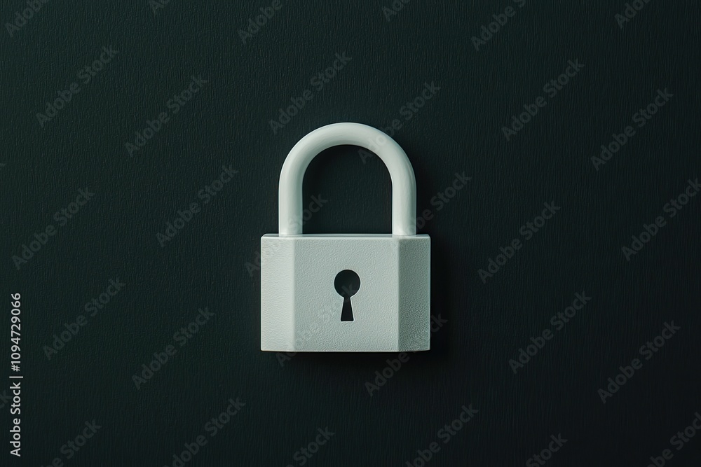 anti tracking security industry concept, A simple, closed padlock on a dark surface, symbolizing security, privacy, and protection. anti tracking security industry concept, A simple, closed padlock on a dark surface, symbolizing security, privacy, and protection.