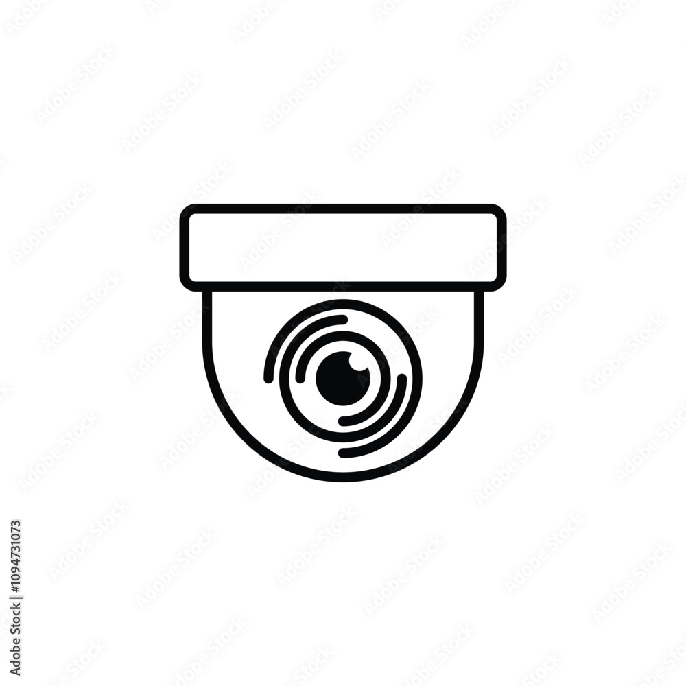 security camera icon. security camera symbol on white background. security camera icon. security camera symbol on white background.