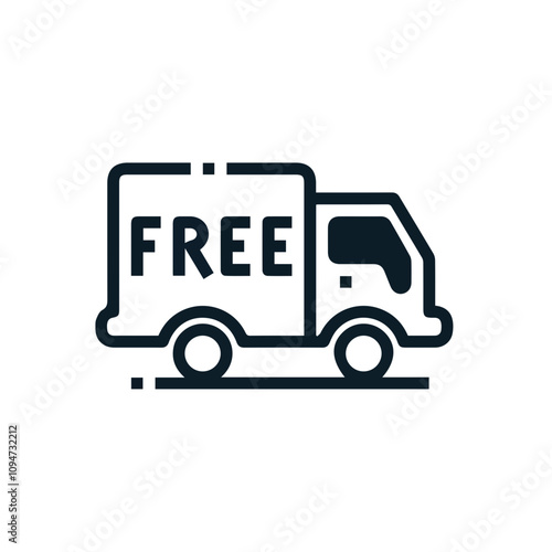 Wallpaper Mural Truck icon symbol vector illustration
 Torontodigital.ca