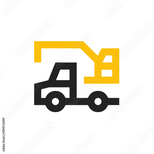 Truck icon symbol vector illustration 