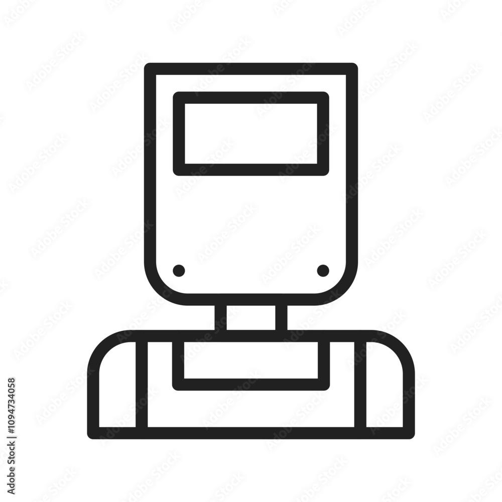 Welder Icon vector image. Suitable for use on web apps, mobile apps, and print media. Welder Icon vector image. Suitable for use on web apps, mobile apps, and print media.