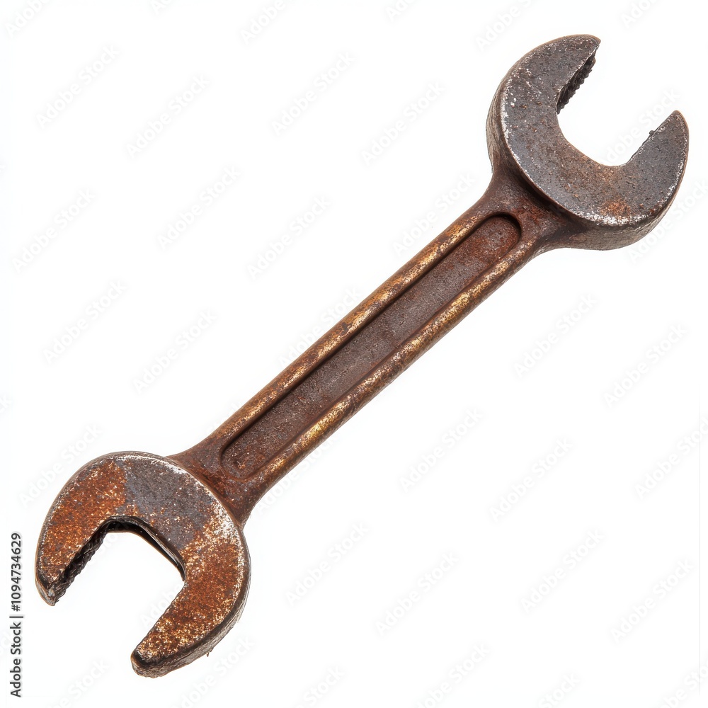 Wrench isolated on white background Wrench isolated on white background