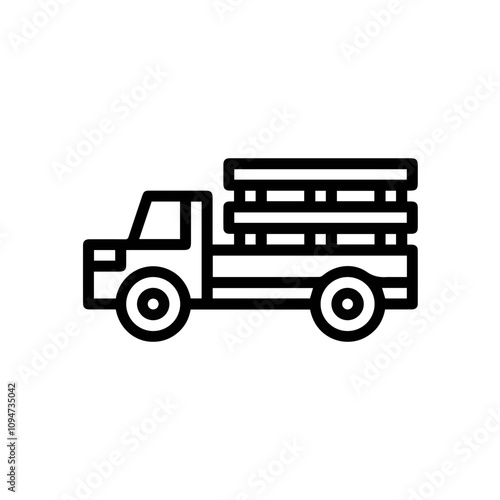 Wallpaper Mural Truck icon symbol vector illustration
 Torontodigital.ca