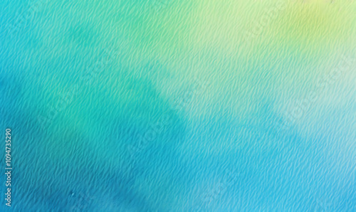 Wallpaper Mural A calming abstract gradient with a fine grainy finish, flowing from deep blues to light greens, enhancing the background with a tranquil, modern vibe Torontodigital.ca