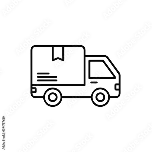 Truck icon symbol vector illustration 