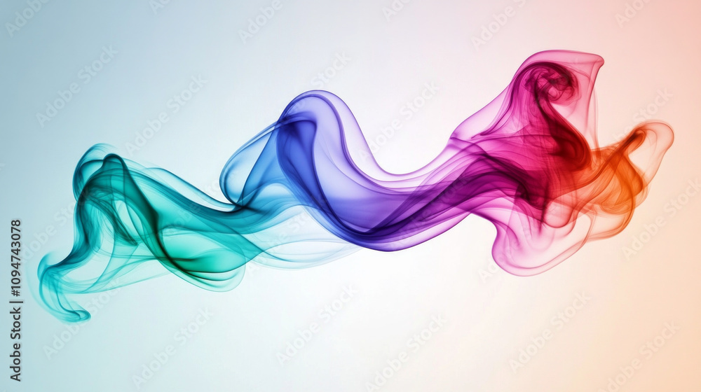 Colourful smoke backgrounds creativity futuristic., AI Generative Colourful smoke backgrounds creativity futuristic., AI Generative