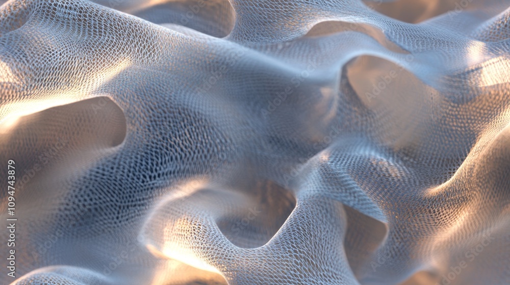 close up silver chiffon cloth fabric with airy dreamy atmospheric, seamless pattern background close up silver chiffon cloth fabric with airy dreamy atmospheric, seamless pattern background