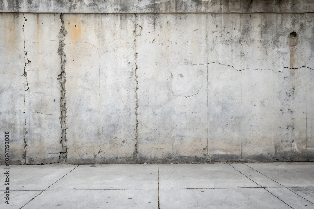 minimalist yet raw concrete wall with visible stains and cracks, creating industrial aesthetic. texture and imperfections add character to space minimalist yet raw concrete wall with visible stains and cracks, creating industrial aesthetic. texture and imperfections add character to space