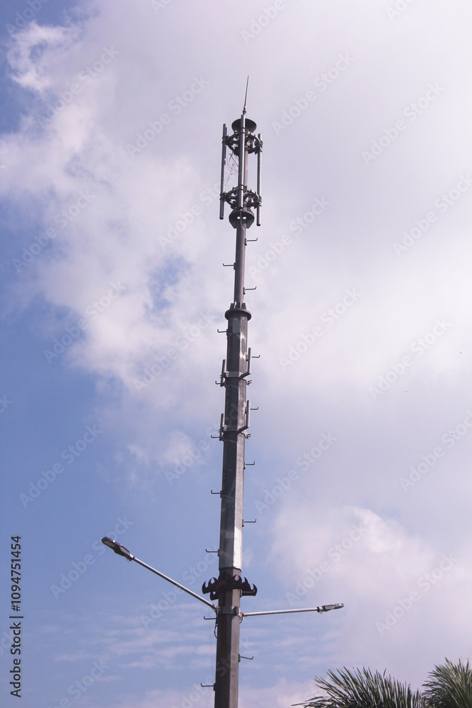 5G cellphone signal transmitting antenna mast tower 5G cellphone signal transmitting antenna mast tower