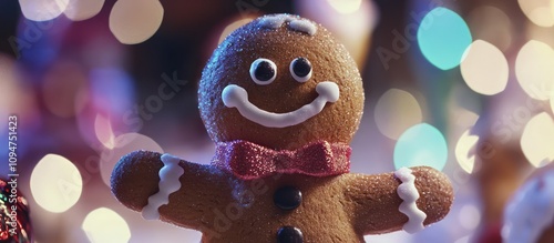 Wallpaper Mural A Festive Gingerbread Man: Christmas Cheer and Sweet Treats Torontodigital.ca